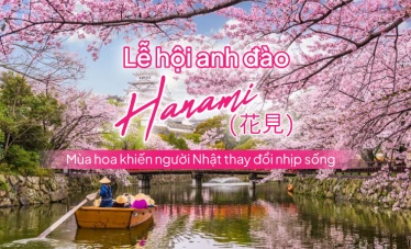 Khám phá lễ hội hoa anh đào Hanami Nhật Bản